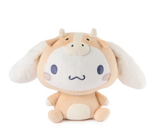 Cinnamoroll Bull Plush | Sanrio Licensed Cute Kawaii Plushie | Anime Collectible Gift