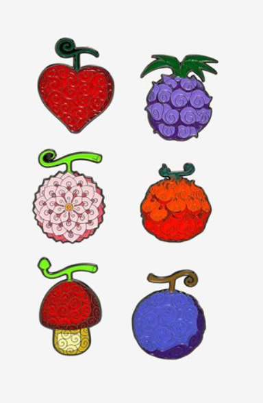 One Piece Devil Fruit Blind-Box Enamel Pin