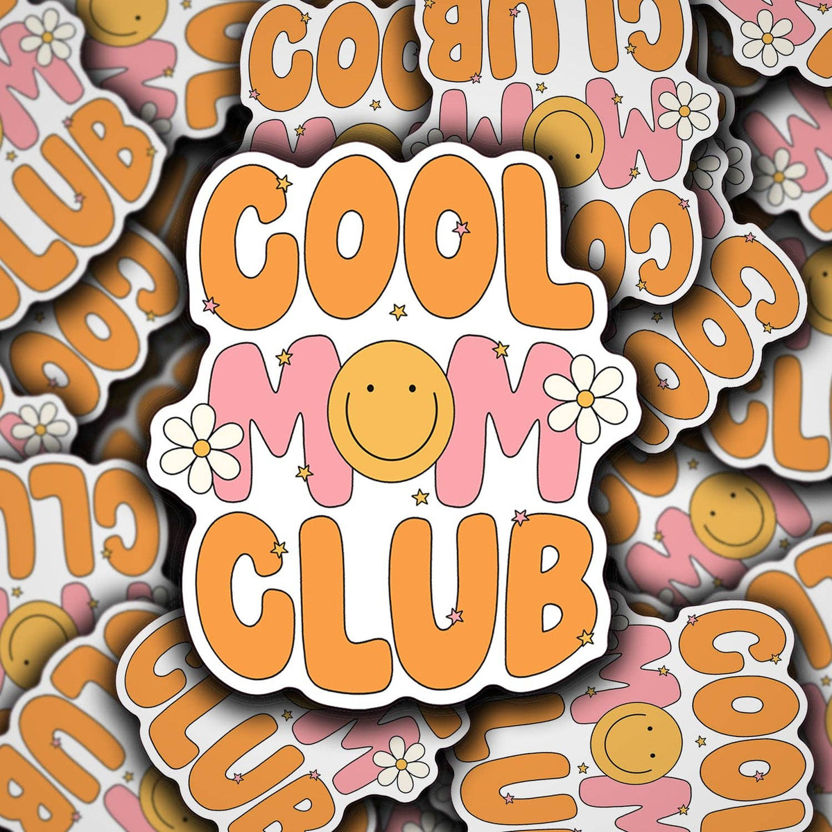 Cool Mom Club Vinyl Sticker – 3” Waterproof Die Cut Decal