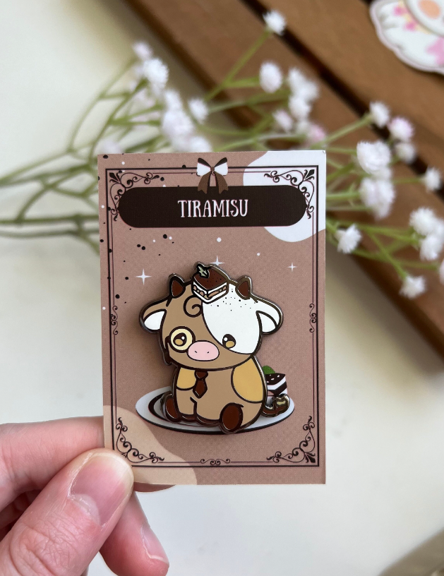 Dessert Cows Enamel Pin Blind Bag – Mystery Collectible