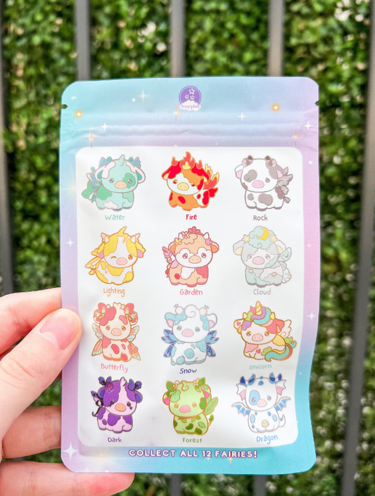 Fairy Cows Mystery Enamel Pin Bag