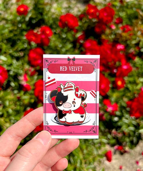 Dessert Cows Enamel Pin Blind Bag – Mystery Collectible