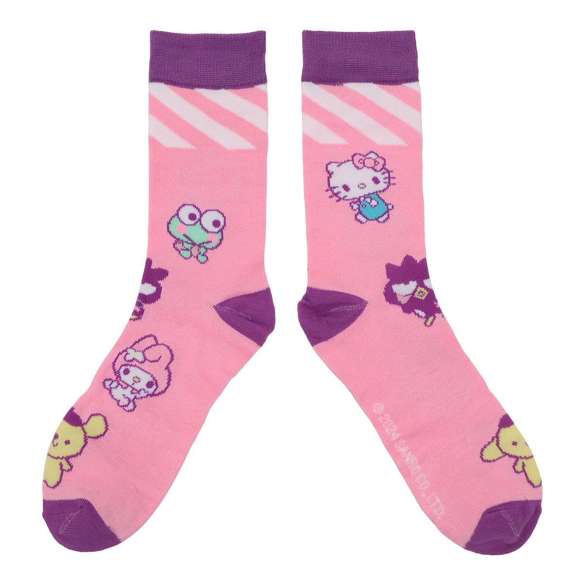Hello Kitty & Friends Arcade Adult 3 Pair Crew Box Set
