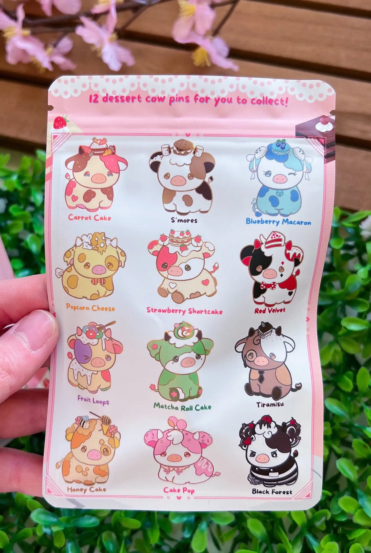 Dessert Cows Enamel Pin Blind Bag – Mystery Collectible