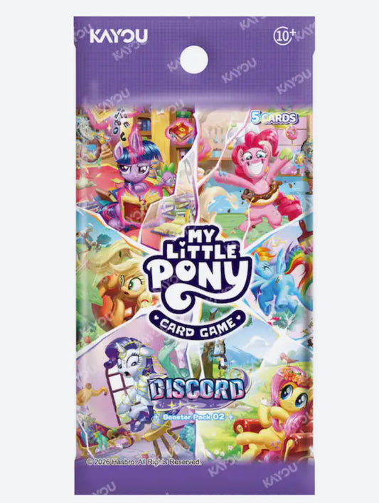 Kayou My Little Pony TCG Discord Booster Pack – 5 Cards