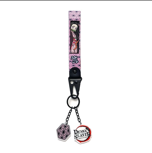Officially Licensed Demon Slayer Nezuko Kamado Wrist Strap Keychain