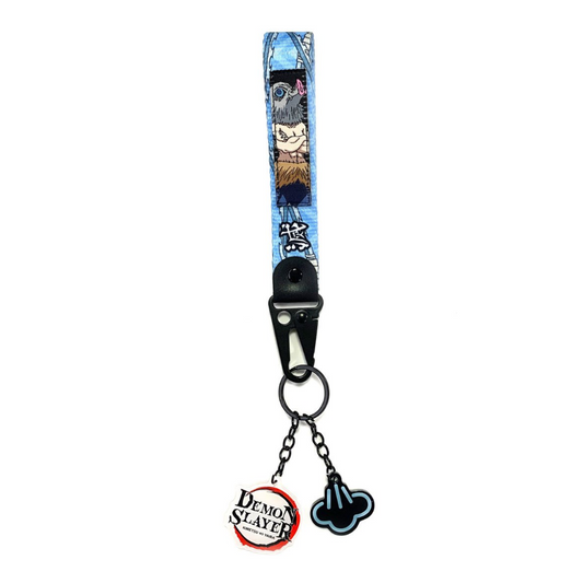 Inosuke Hashibira Anime Keychain | Demon Slayer Kawaii Acrylic Charm | Licensed Anime Collectible