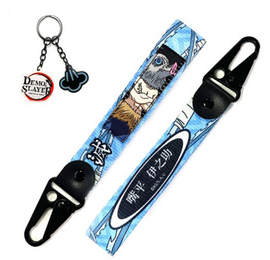 Inosuke Hashibira Anime Keychain | Demon Slayer Kawaii Acrylic Charm | Licensed Anime Collectible