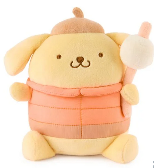 Sanrio Pompompurin Camp Plush 6-Inch | Official Pompompurin Plush Toy Collectible