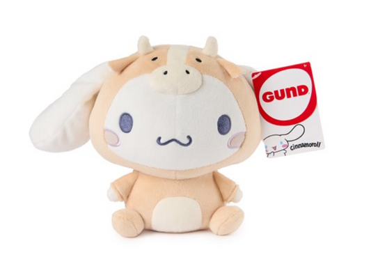 Cinnamoroll Bull Plush | Sanrio Licensed Cute Kawaii Plushie | Anime Collectible Gift