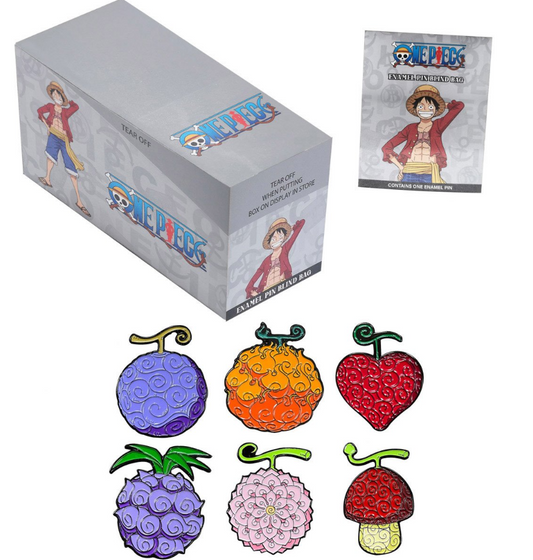 One Piece Devil Fruit Blind-Box Enamel Pin