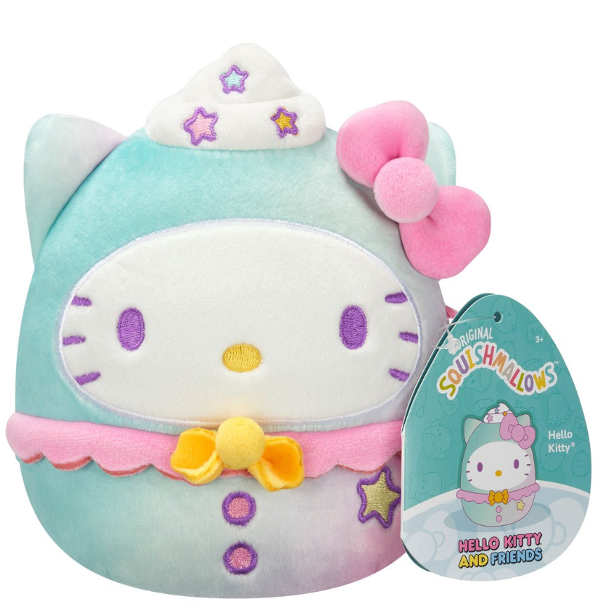 Hello Kitty Dreamland Squishmallows 8” Plush | Sanrio Kawaii Soft Collectible Toy