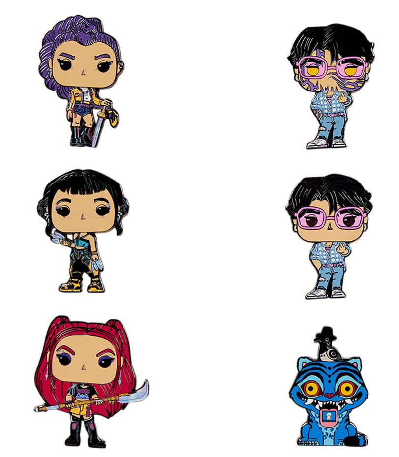 K-Pop Demon Hunters Mystery Box Enamel Pin | Anime Kawaii Blind Box Collectible Pin