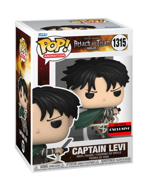 Captain Levi Ackerman Funko Pop! #1315 – AAA Anime Exclusive