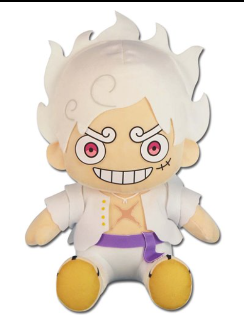 Monkey D. Luffy Gear 5 Plush – One Piece 12-Inch Plush