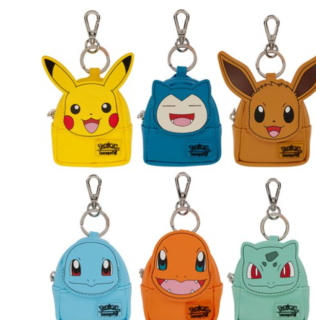 Pokémon Cosplay Mini Backpack Keychain – Loungefly Assorted Characters