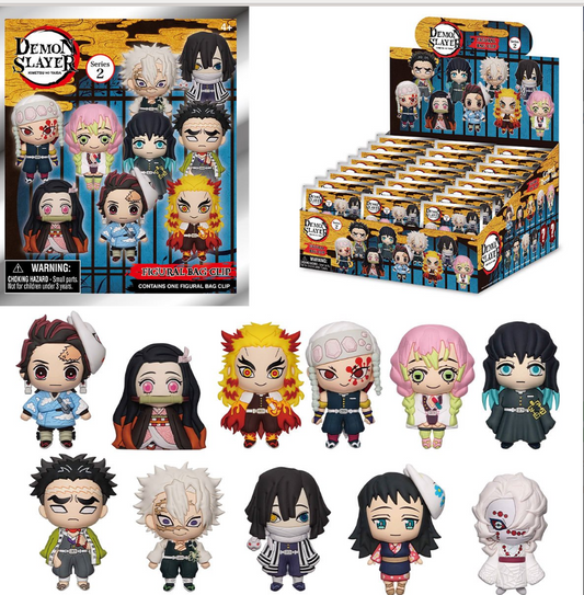 Demon Slayer Series 2 3D Foam Bag Clip Blind Bag