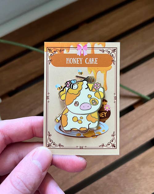Dessert Cows Enamel Pin Blind Bag – Mystery Collectible