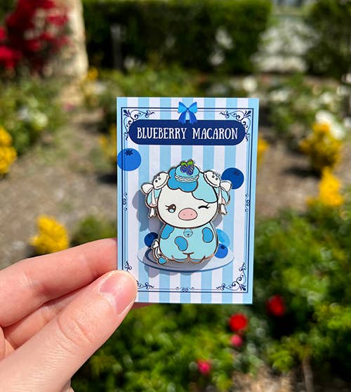 Dessert Cows Enamel Pin Blind Bag – Mystery Collectible